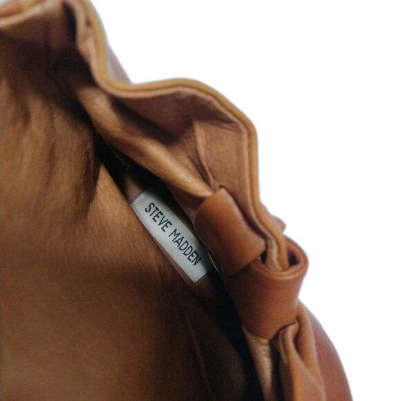 Steve Madden Jess Slouch Ankle Boots 3" Mid Heels 7.5M Brown Pull-On Boho Chic - Picture 13 of 15